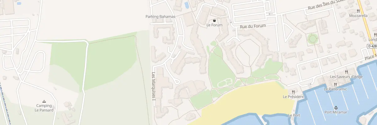 Plan du 727 Av de la Baie des Isles à La Londe-les-Maures