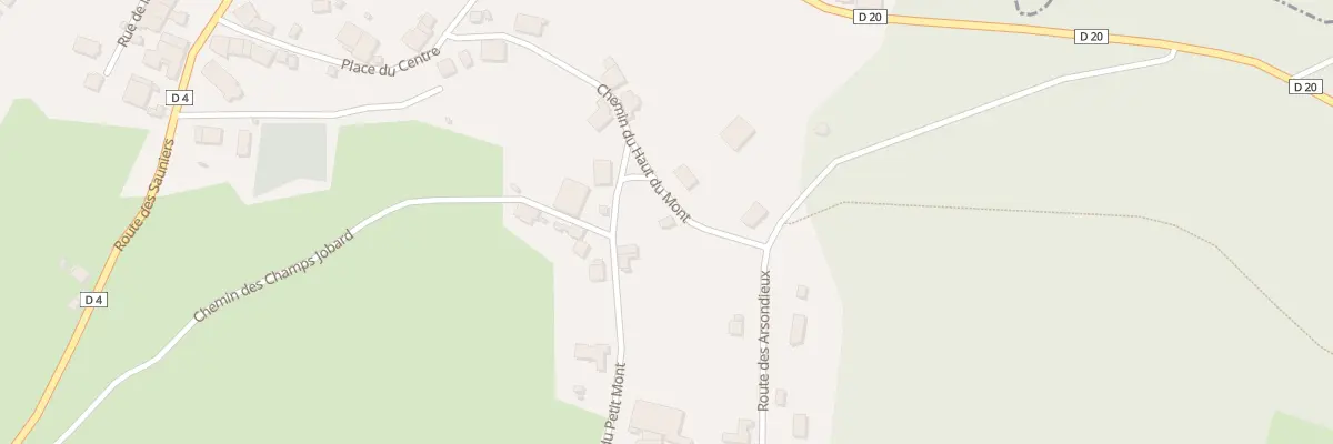 Plan du 6 Che du Haut du Mont à Trémonzey