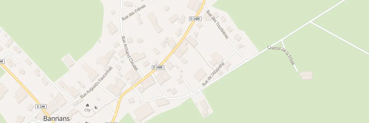 Plan du 22 Rue d’Arlier à Bannans
