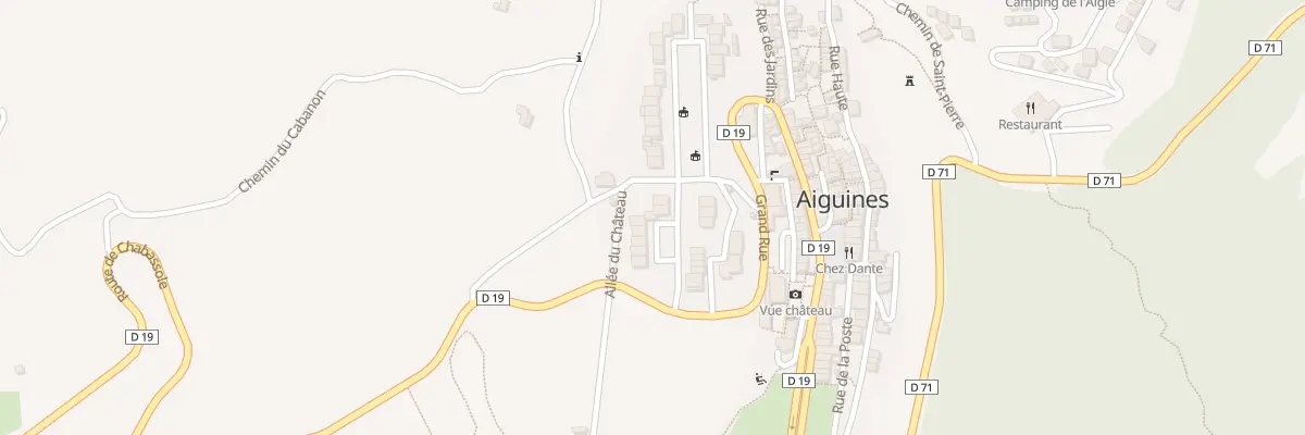 Plan du 5223 La Ferrage à Aiguines
