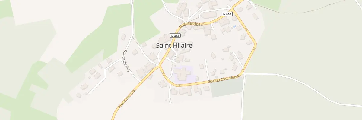 Plan du 2 Rue de la Mairie à Saint-Hilaire