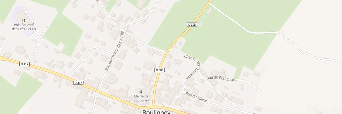 Plan du 10 Rue du Château à Bouligney