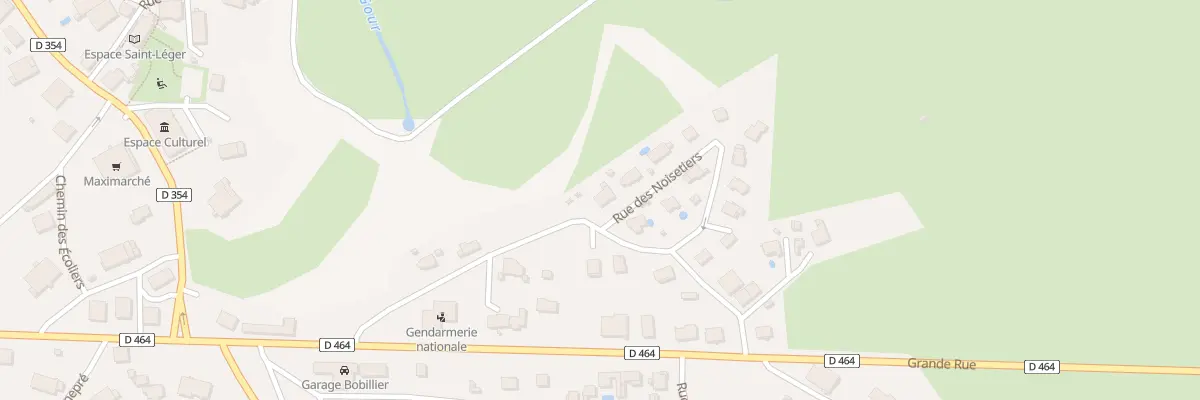 Plan du 2 Rue des Noisetiers à Bouclans