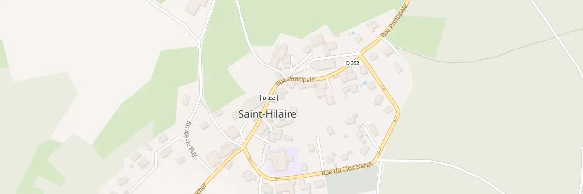 Plan du 6 Rue Principale à Saint-Hilaire