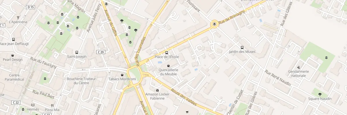 Plan du 10B Rue de Romagny à Annemasse