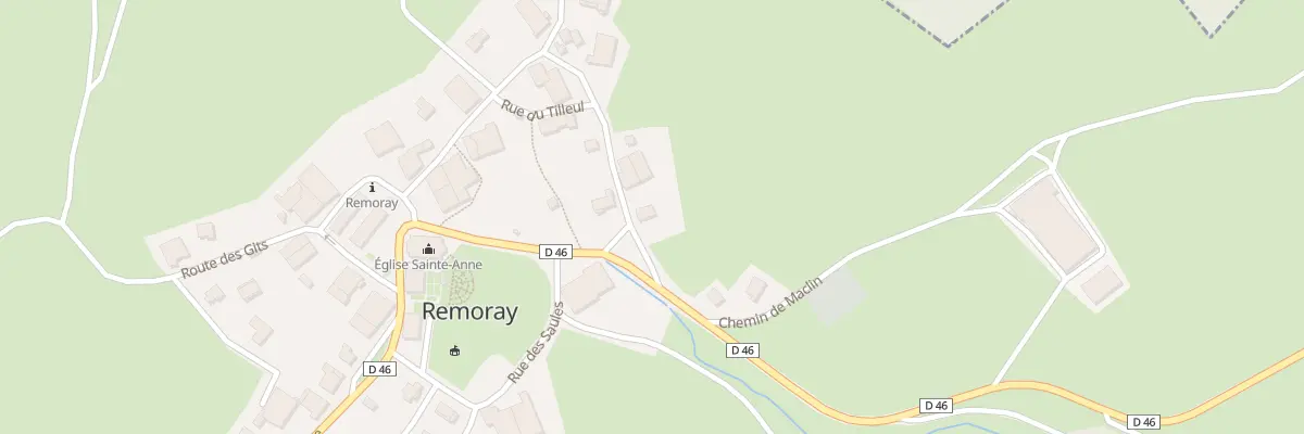 Plan du 2 Rue de la Seigne à Remoray-Boujeons