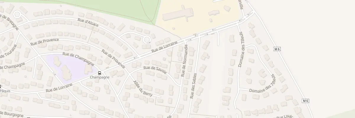 Plan du 6 Rue de Normandie à Saulxures-lès-Nancy