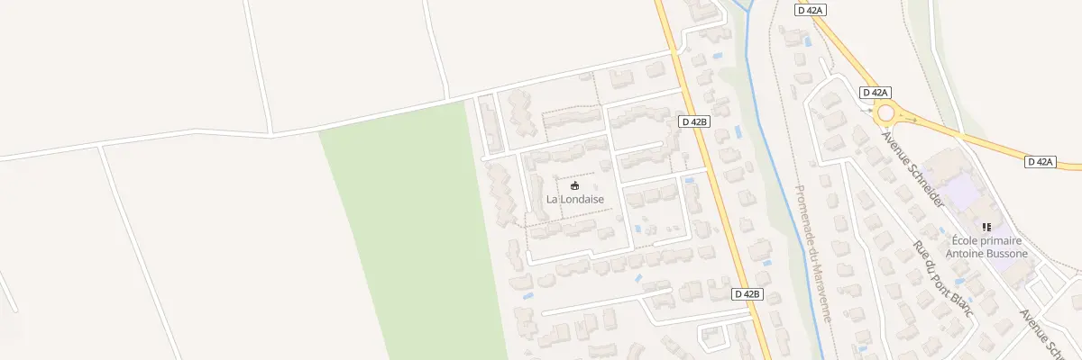 Plan du 268 Rue Marco Polo à La Londe-les-Maures