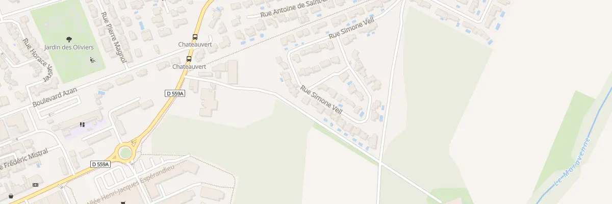 Plan du 436 Rue Simone Veil à La Londe-les-Maures