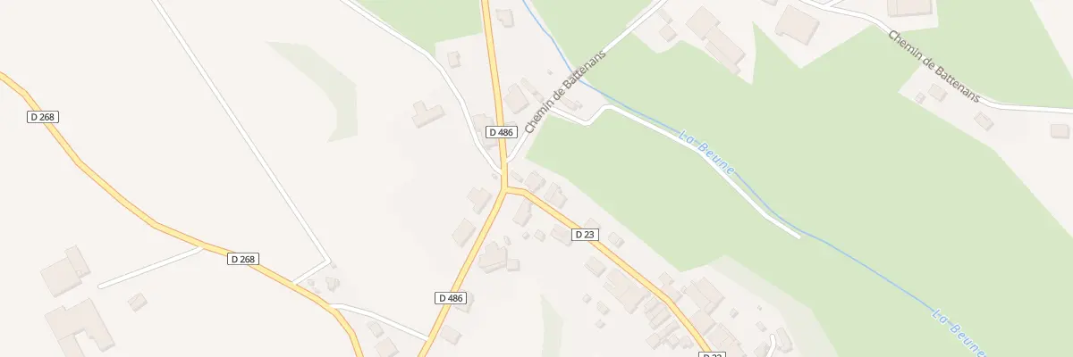 Plan du 1 Gr Grande Rue à Cendrey
