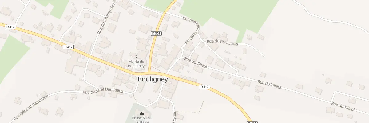 Plan du 8 Rue du Tilleul à Bouligney