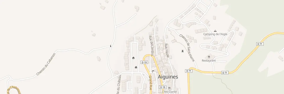 Plan du 11 Rue Jean Maunier à Aiguines