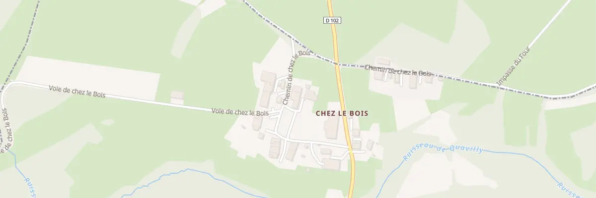 Plan du 172 Che de Chez le Bois à La Chapelle-Rambaud