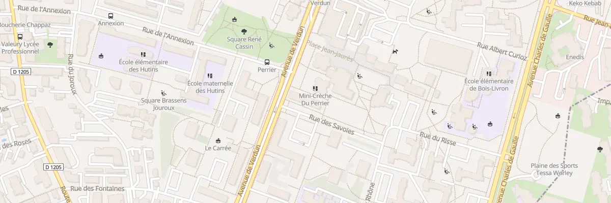 Plan du 3 Rue des Savoies à Annemasse