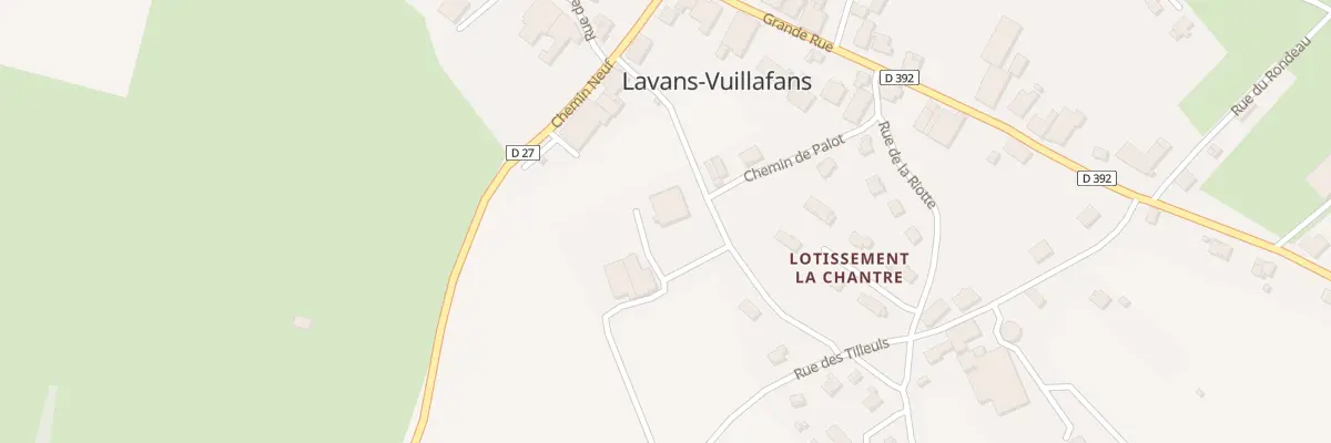 Plan du 12 Rue de la Charme à Lavans-Vuillafans