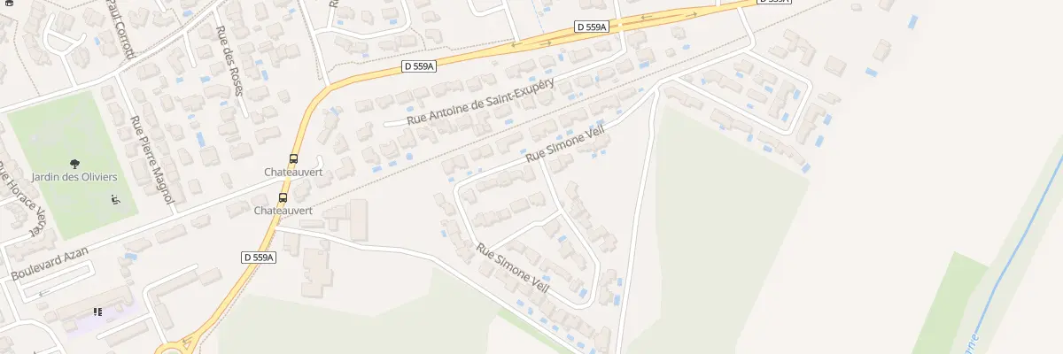 Plan du 291 Rue Simone Veil à La Londe-les-Maures