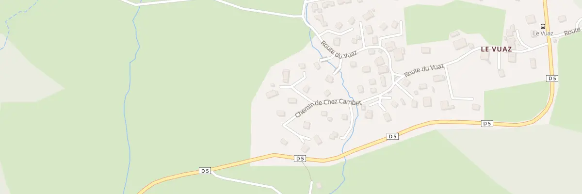 Plan du 160 Che de Chez Cambet à Fillière