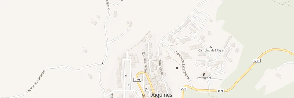 Plan du 5112 Le Village à Aiguines