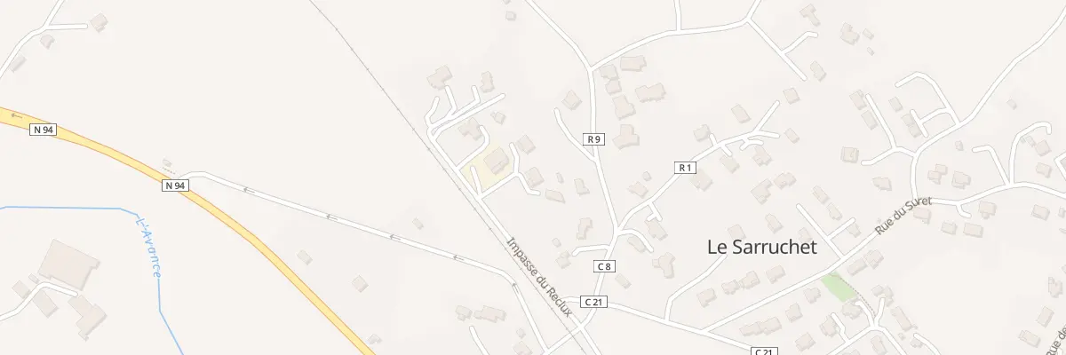 Plan du 5101 Le Reclux à Montgardin