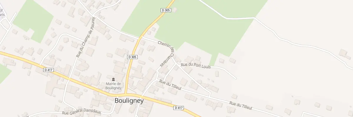 Plan du 1 Rue du Bataillard à Bouligney