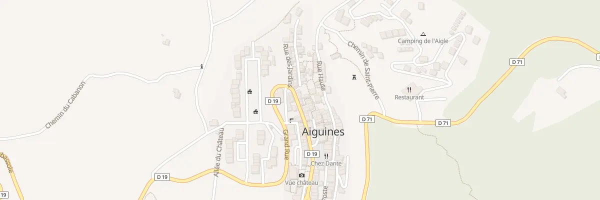 Plan du 5099 Le Village à Aiguines