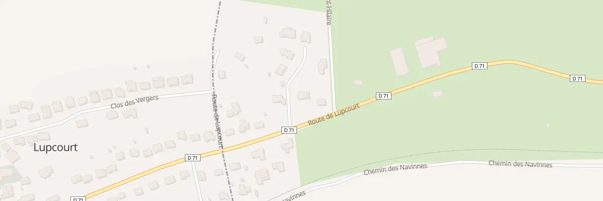 Plan du 56 Rte de Lupcourt à Ville-en-Vermois