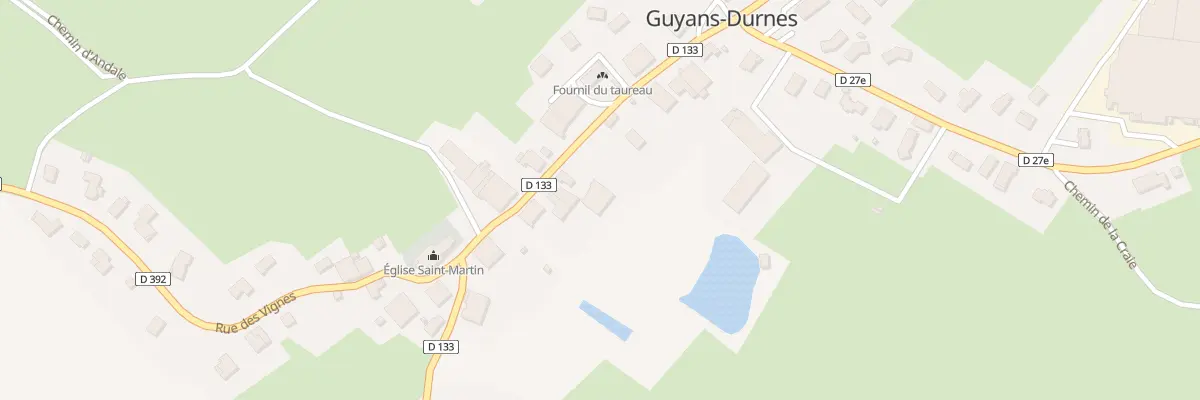 Plan du 10 Rue des Saint Martin à Guyans-Durnes