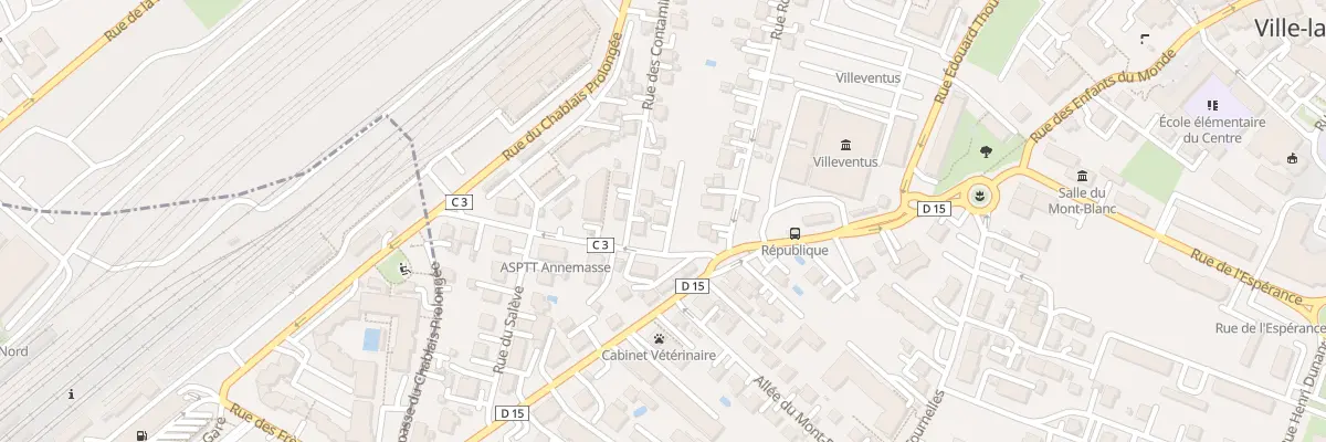 Plan du 2 Rue du jura à Ville-la-Grand