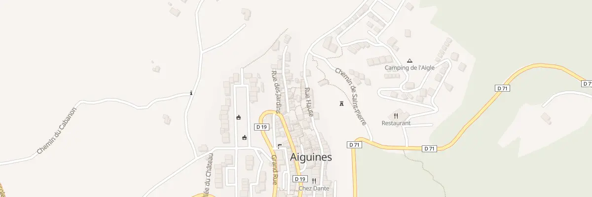 Plan du 5266 Saint Pierre à Aiguines