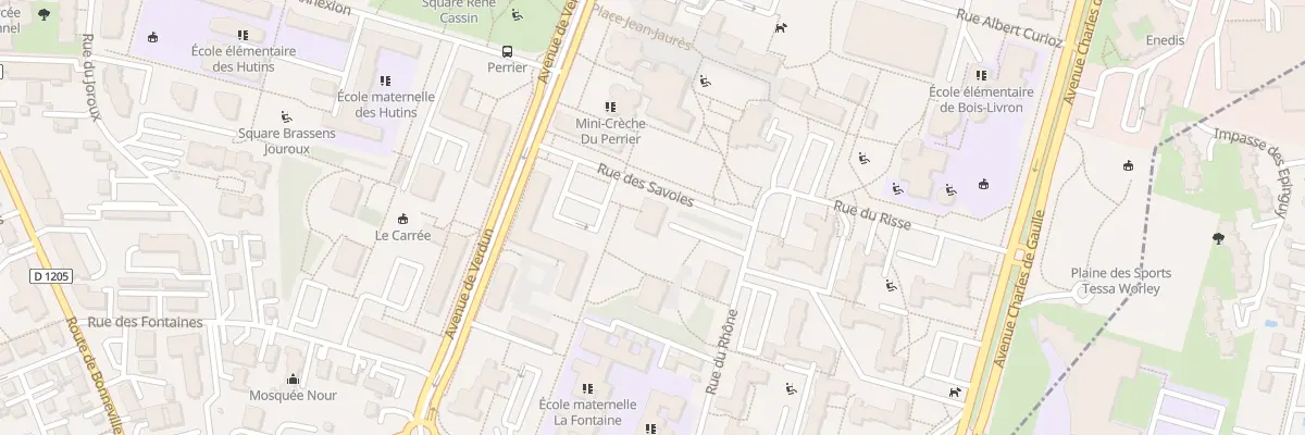 Plan du 2 Rue des Savoies à Annemasse