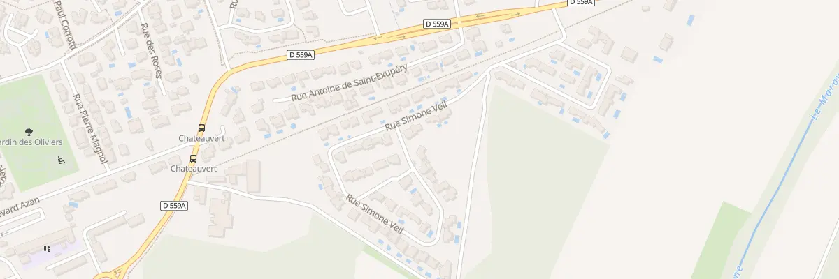 Plan du 251 Rue Simone Veil à La Londe-les-Maures