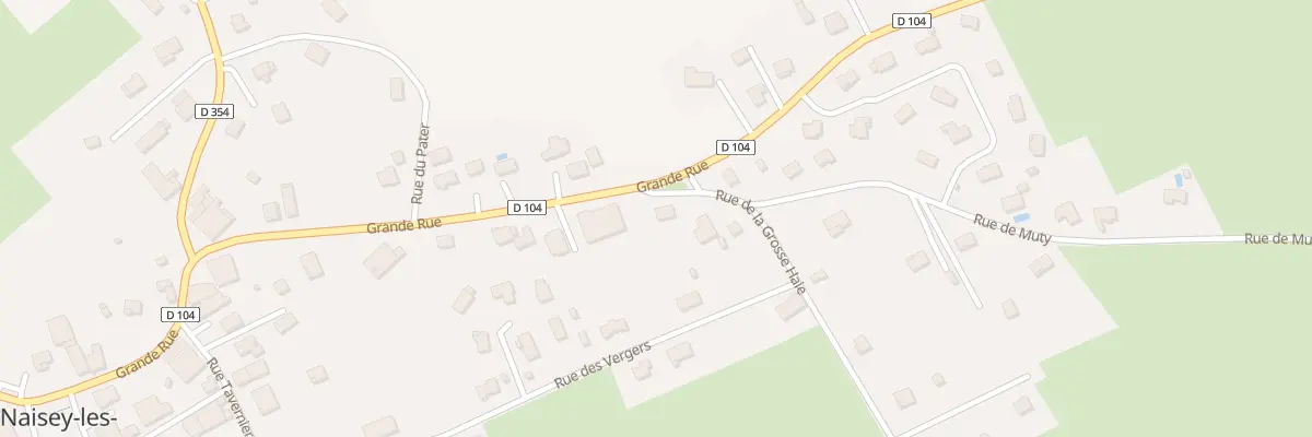 Plan du 2 Rue de la Grosse Haie à Naisey-les-Granges