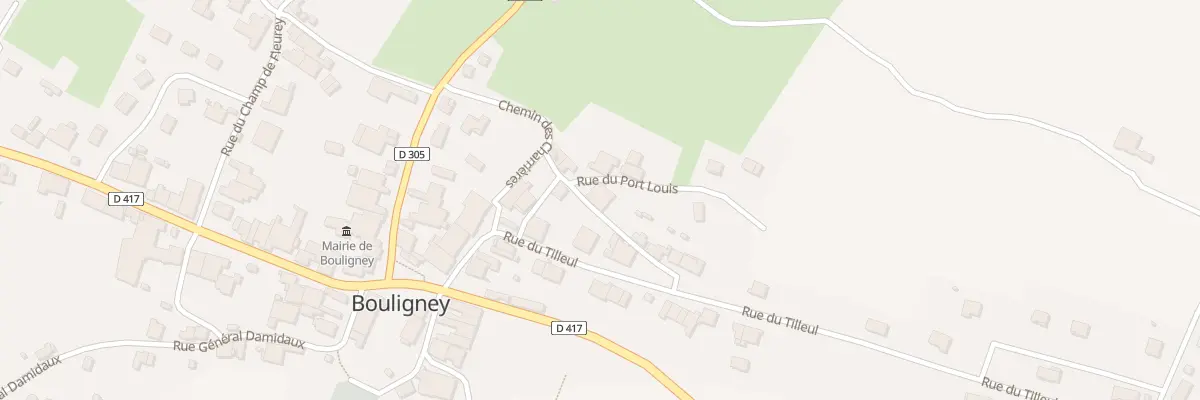 Plan du 5 Rue du Bataillard à Bouligney