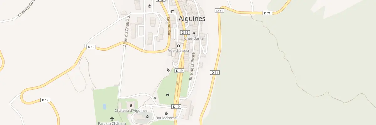 Plan du 5168 Le Village à Aiguines