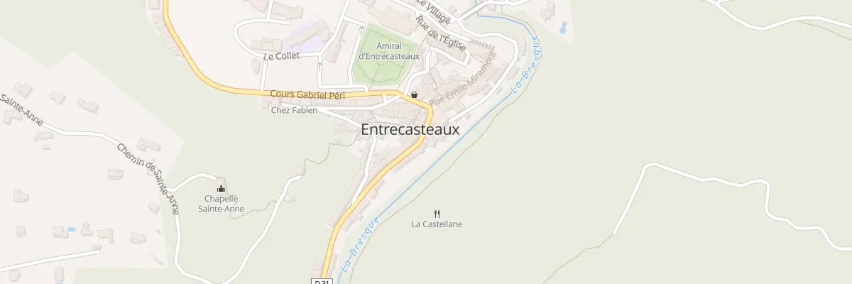 Plan du 5050 Le Village à Entrecasteaux
