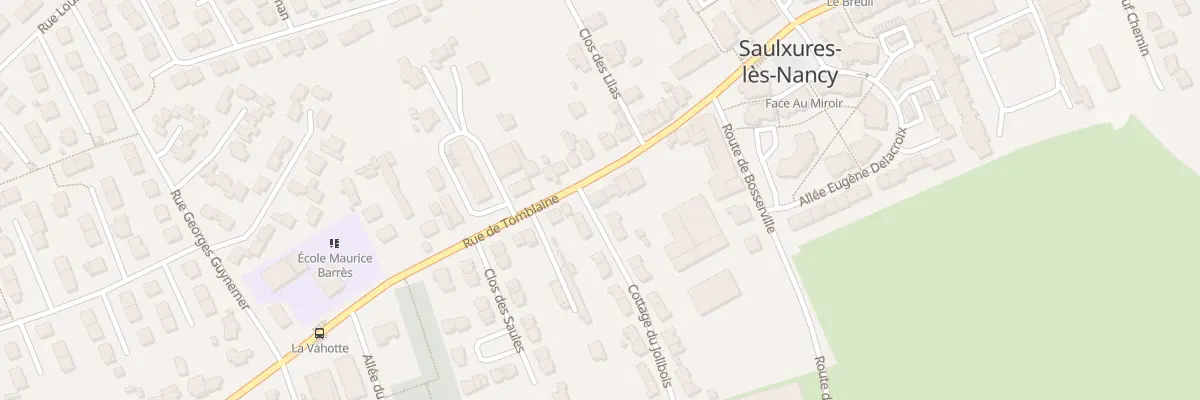 Plan du 13 Rue de Tomblaine à Saulxures-lès-Nancy