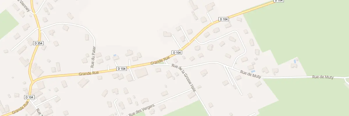 Plan du 1 Rue de la Grosse Haie à Naisey-les-Granges