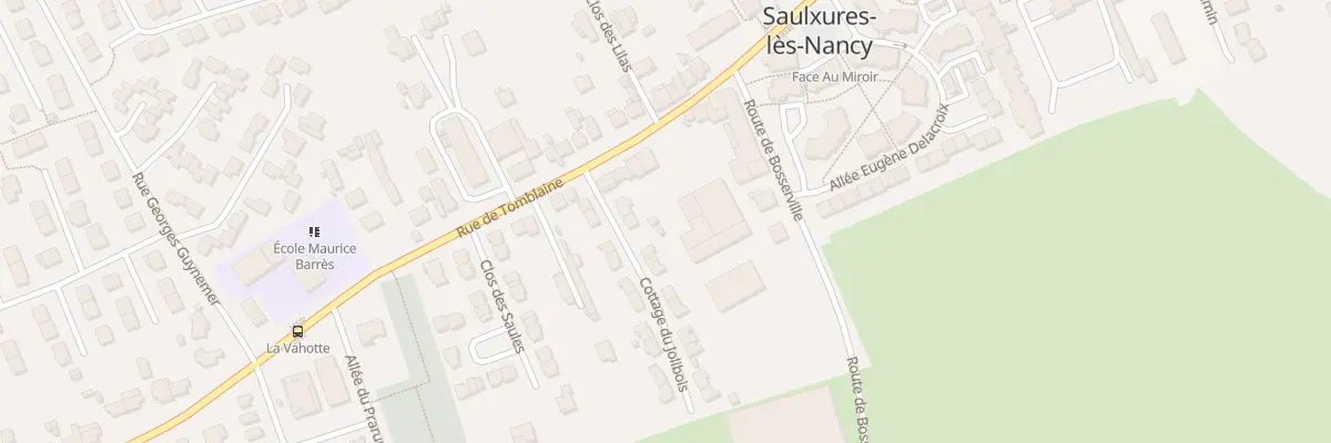 Plan du 9 Rue de Tomblaine à Saulxures-lès-Nancy