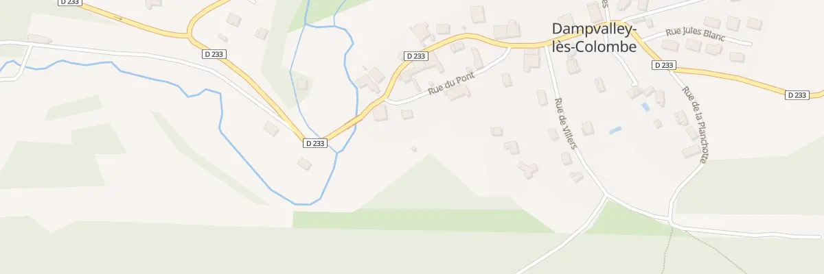 Plan du 2 Rue du Pont à Dampvalley-lès-Colombe