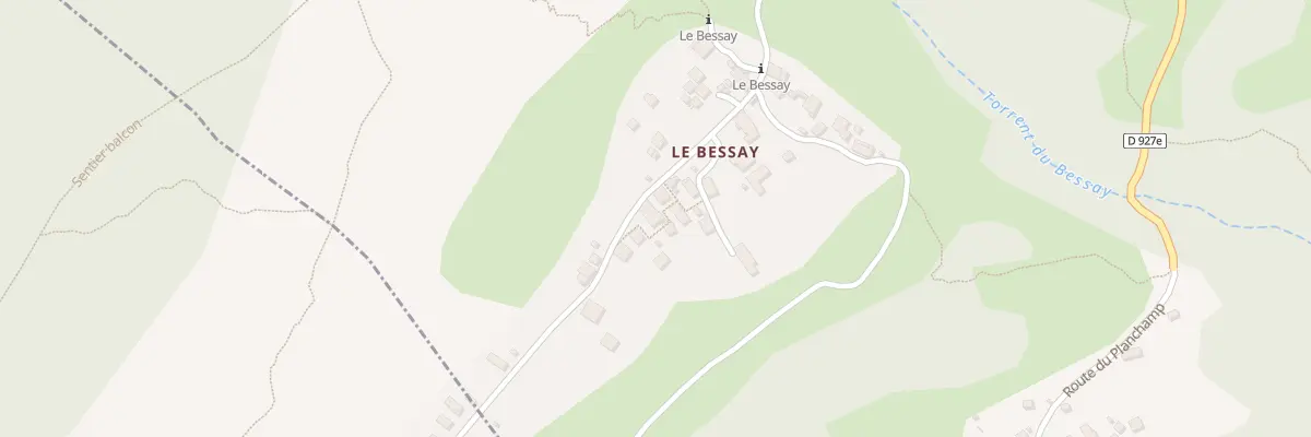 Plan du 5073 Le Bessay à Saint-Alban-des-Villards