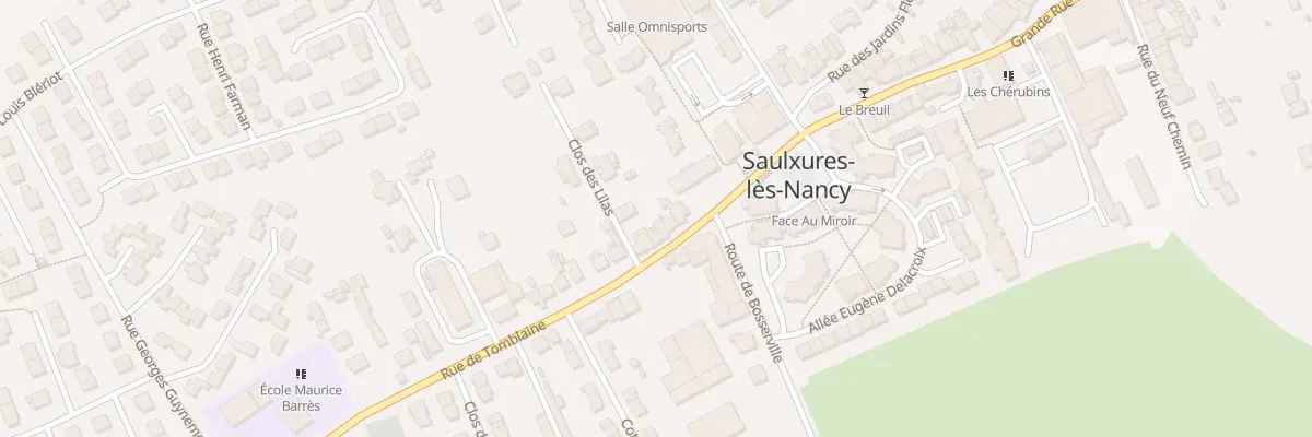 Plan du 10 Rue de Tomblaine à Saulxures-lès-Nancy