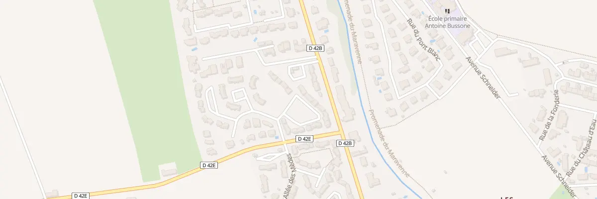 Plan du 410 Bd Louis Bernard à La Londe-les-Maures