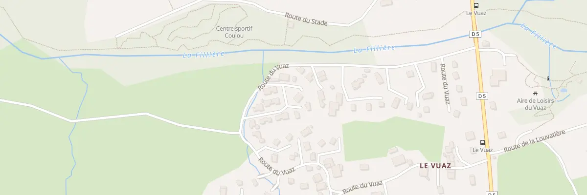 Plan du 680 Rte du Vuaz à Fillière