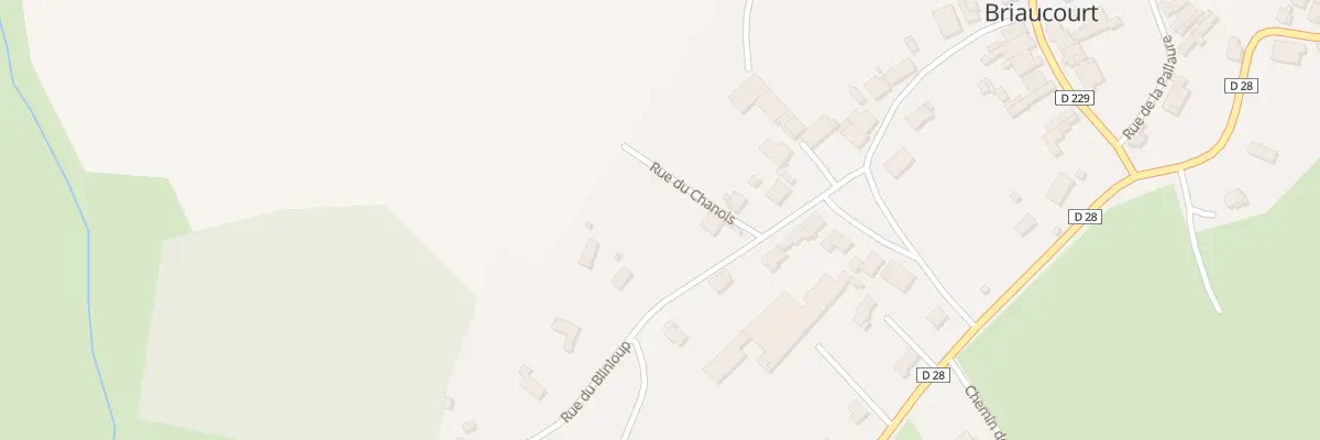 Plan du 5 Rue du Blinloup à Briaucourt