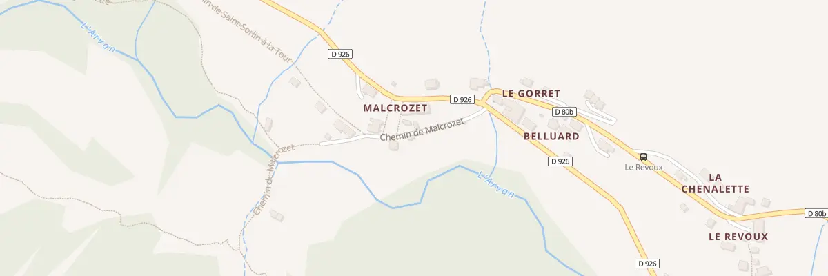 Plan du 5029 Che de Malcrozet à Saint-Sorlin-d’Arves