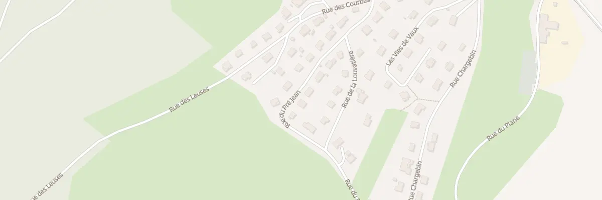 Plan du 13 Rue du Pré Jean à Vaux-et-Chantegrue