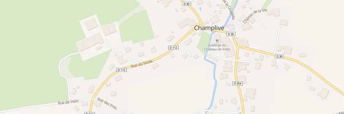 Plan du 5 Rue du Stade à Champlive