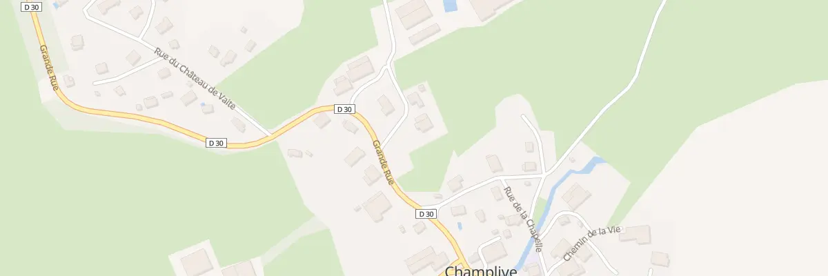 Plan du 2 Rue de la Corvée à Champlive