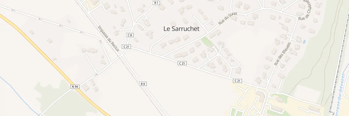 Plan du 5127 Saruchet à Montgardin