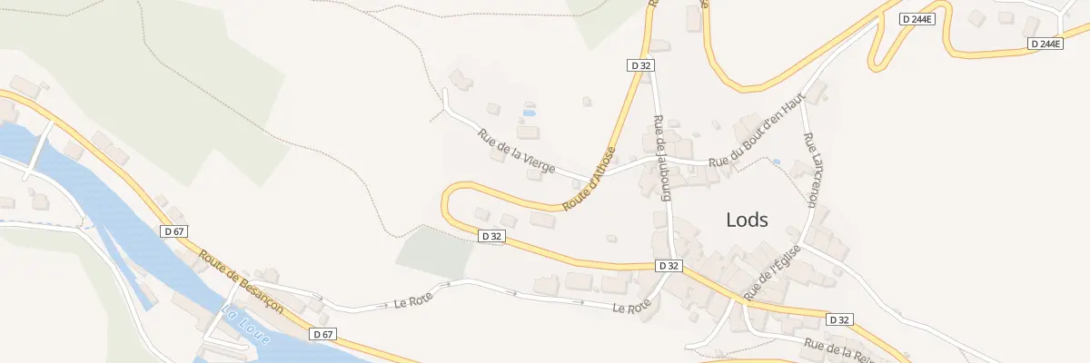 Plan du 3 Rue de la Vierge à Lods